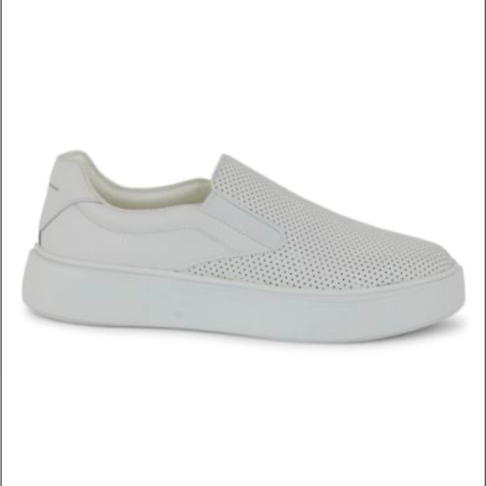 White slip on sneakers